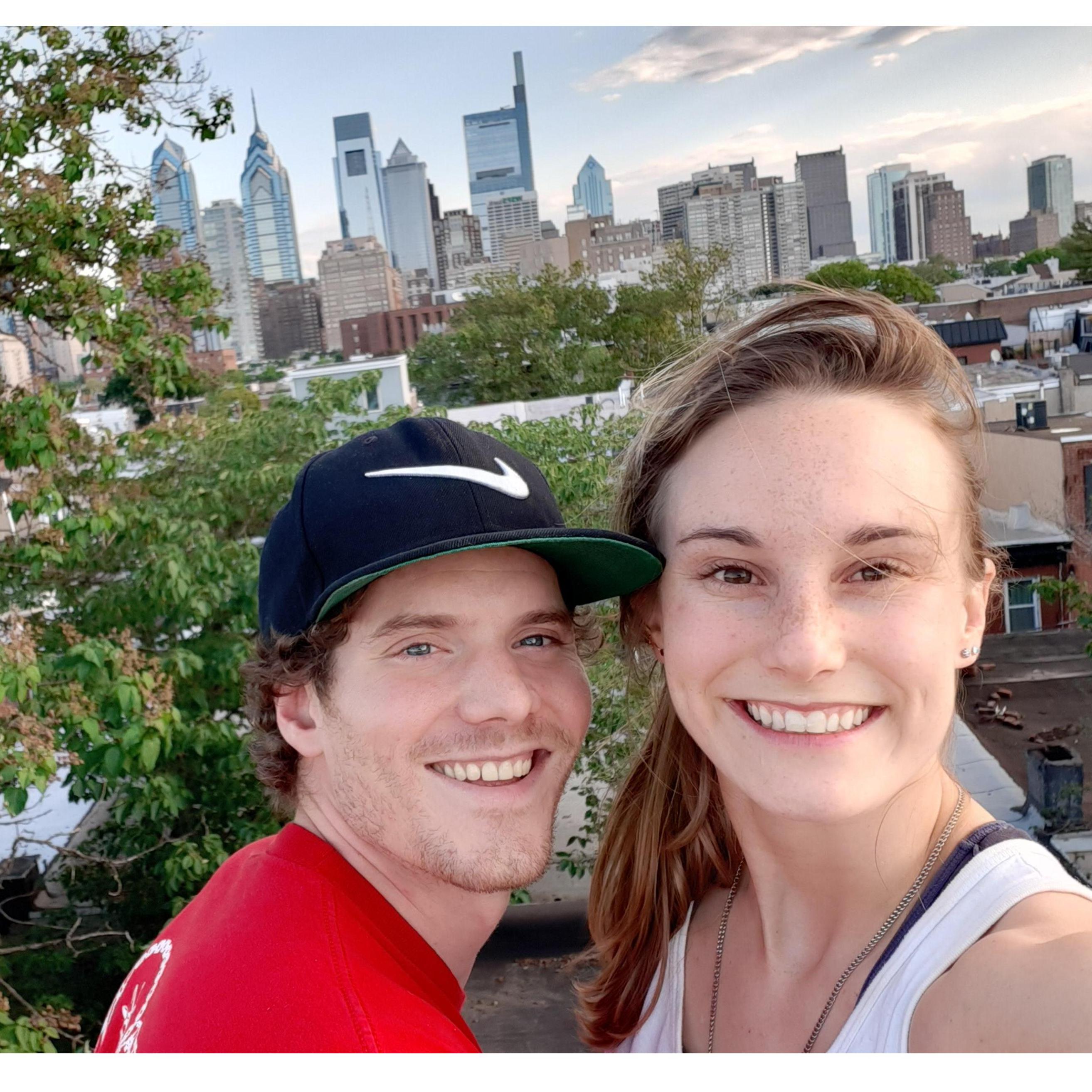 Rooftop city views