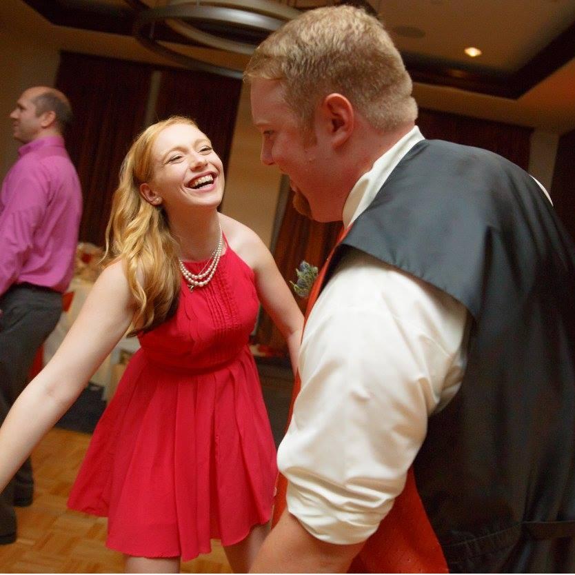 Dancing the night away at Toby and Stephanye's wedding