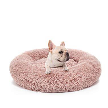 MIXJOY Orthopedic Dog Bed Comfortable Donut Cuddler Round Dog Bed Ultra Soft Washable Dog and Cat Cushion Bed (23''/30''/36'')