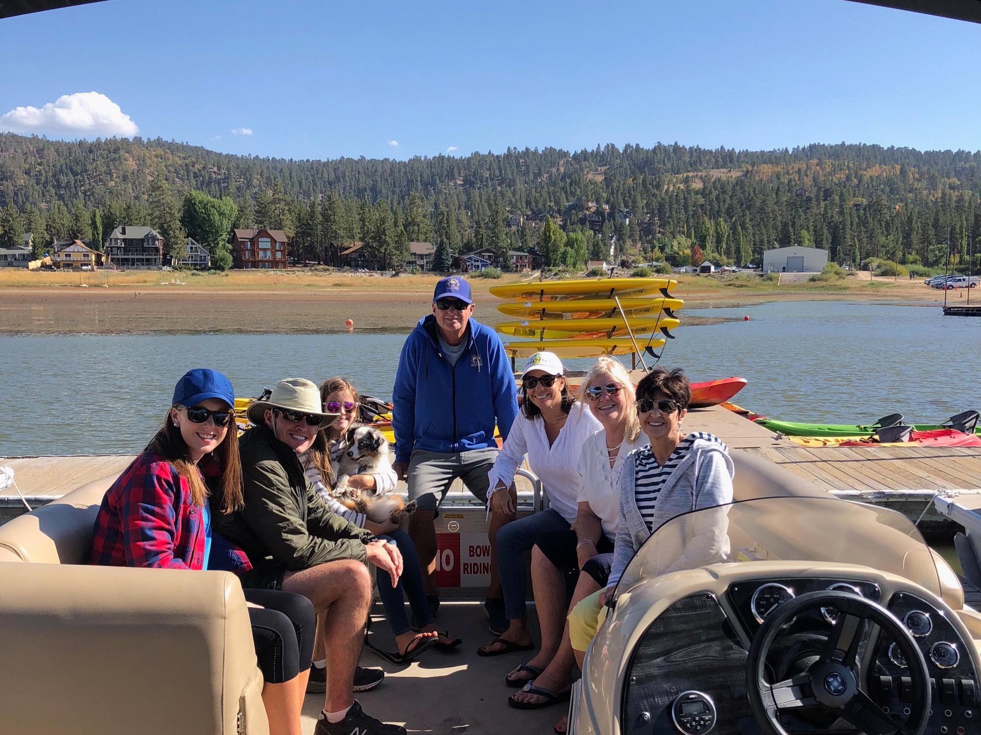 Getting ready to explore Big Bear Lake, California