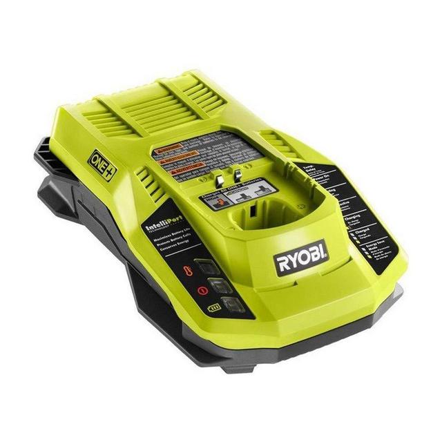 Ryobi P117 One+ 18 Volt Dual Chemistry IntelliPort Lithium Ion and NiCad Battery Charger (Battery Not Included, Charger Only)
