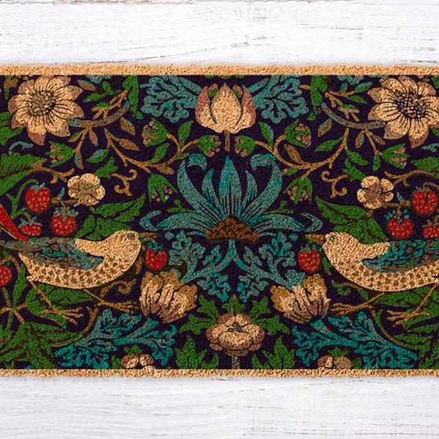 Colorful doormat, Floral front door decor,...