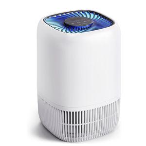 Air Purifiers for Home with H13 Quiet HEPA Filter Up to 1076 Ft² for Pet Hair, Odors, Pollen, Smoke, Compact Air Cleaner with 3 Speeds, Timer, Aroma Quiet 360°Intake Filter, White