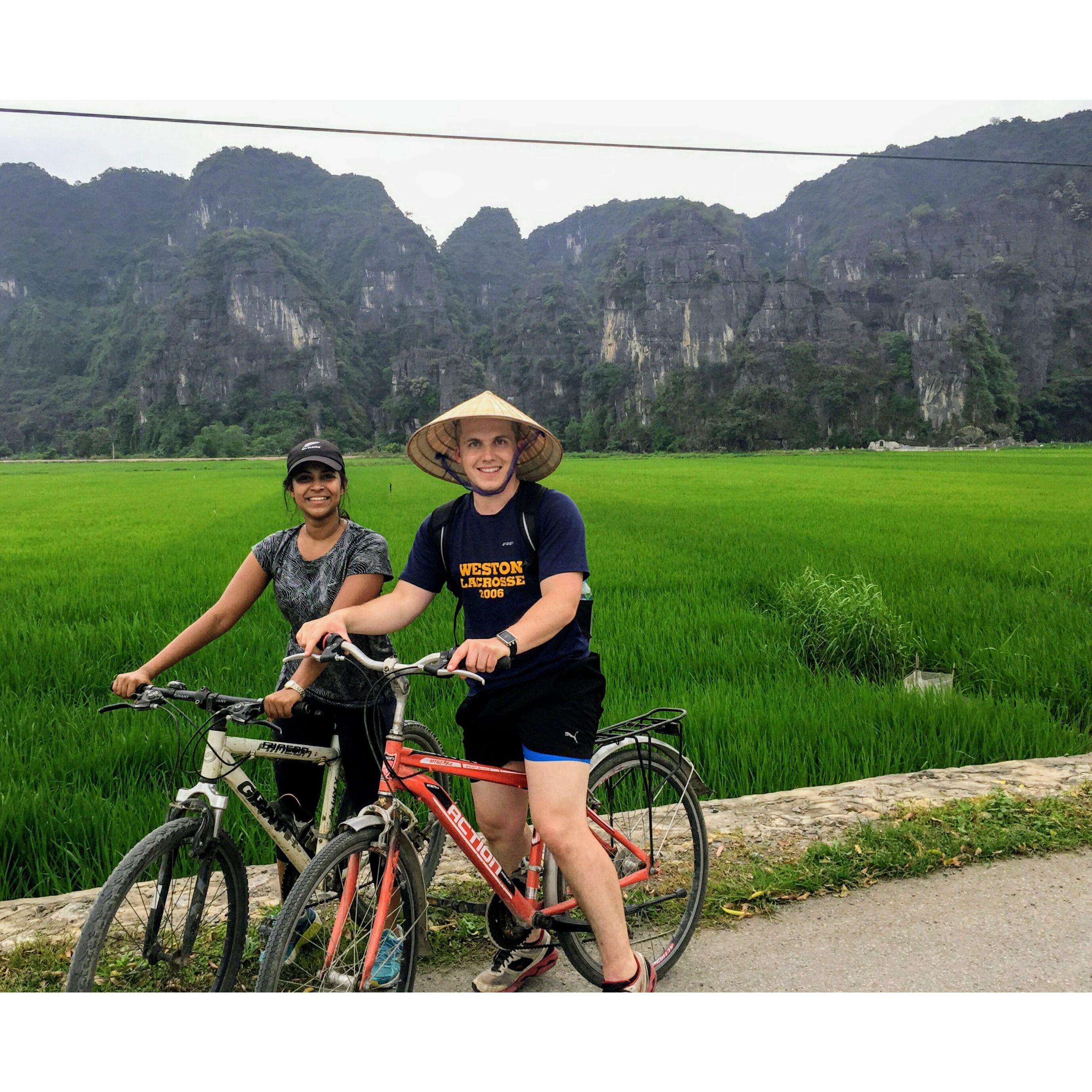 Rice fields near Hanoi 😍