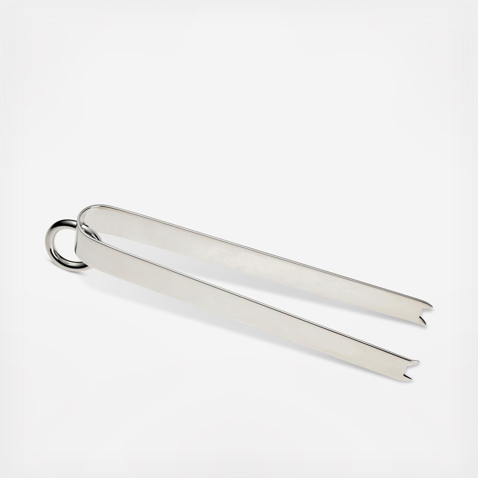 Christofle, Vertigo Silver-Plated Ice Tongs | Zola