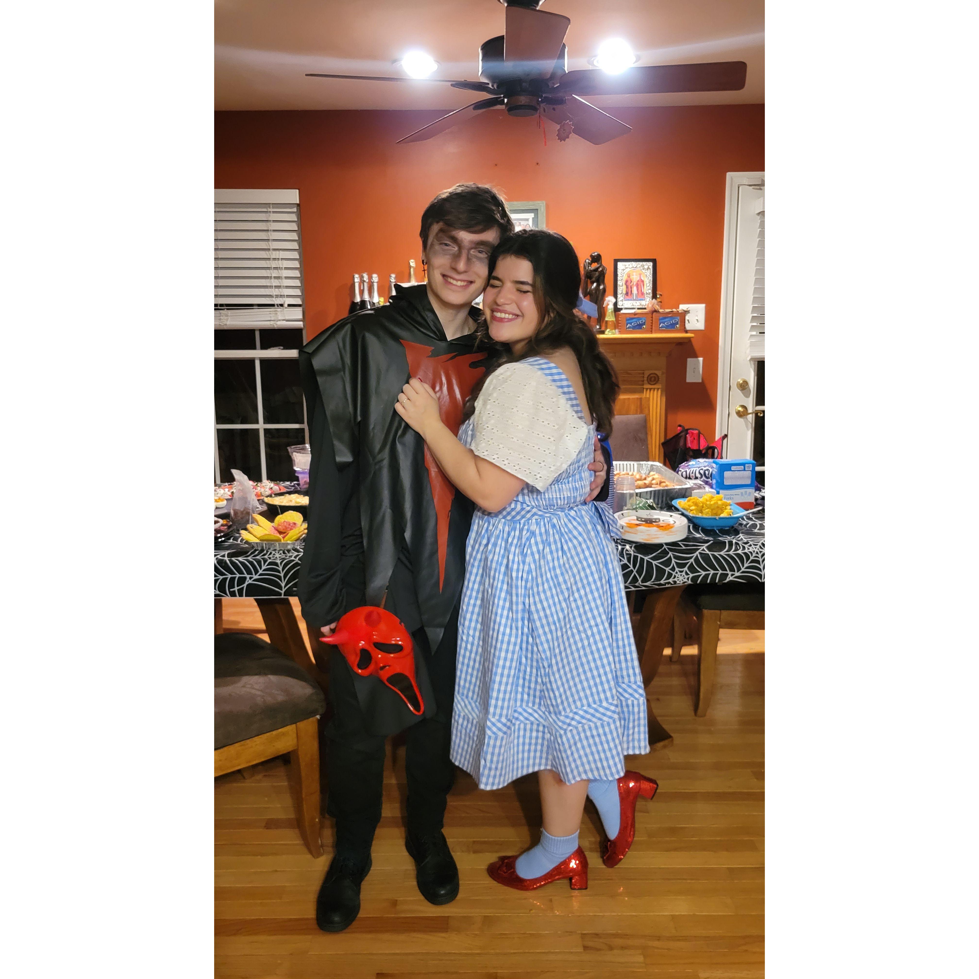 Dorothy and Ghost Face undeniably in love