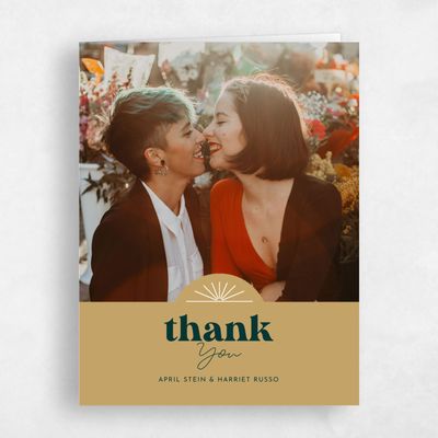 Dijon, Yellow Wedding Thank You - Tucana Photo