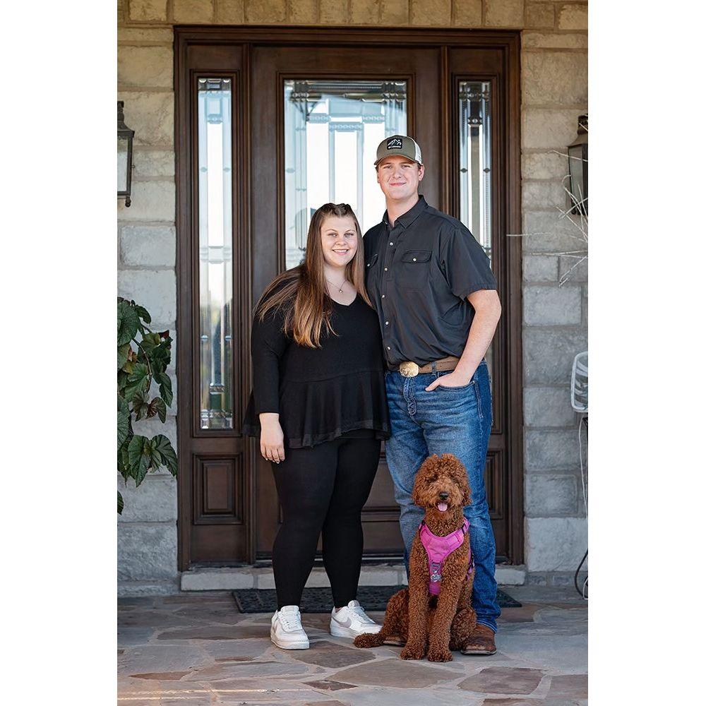 Our first official family photo after being engaged