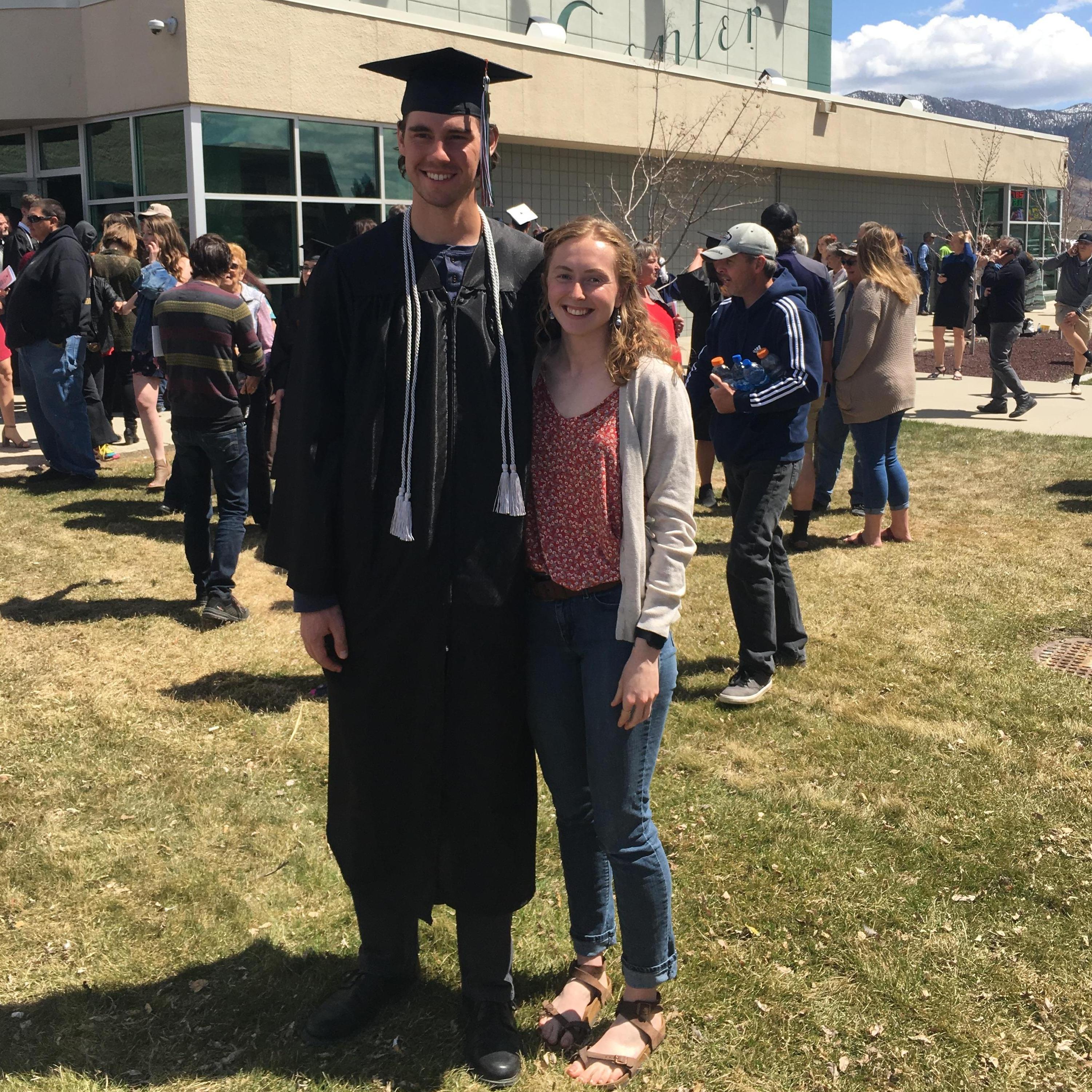 Kevin graduates college!