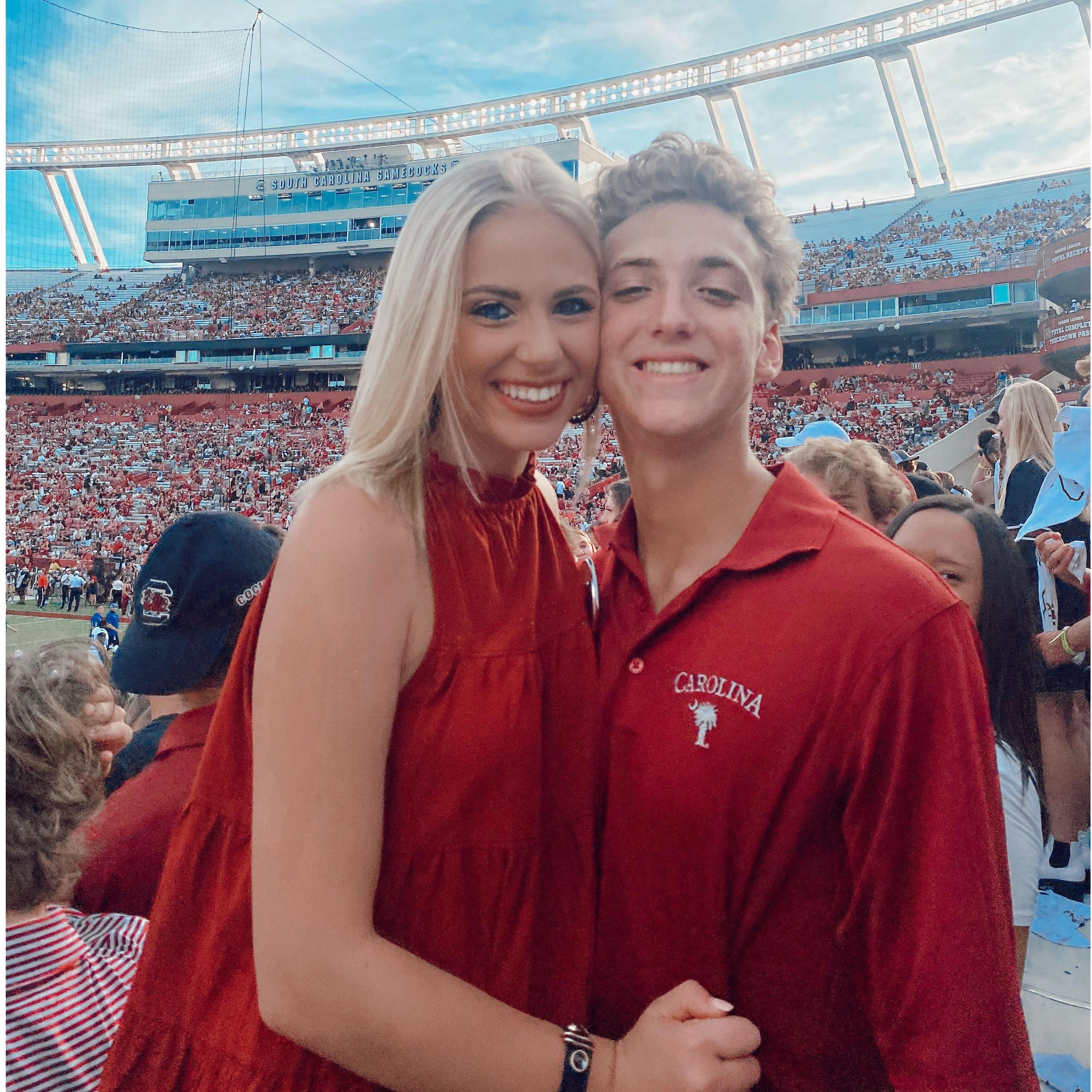 September 4, 2021: First game day of Sophomore year