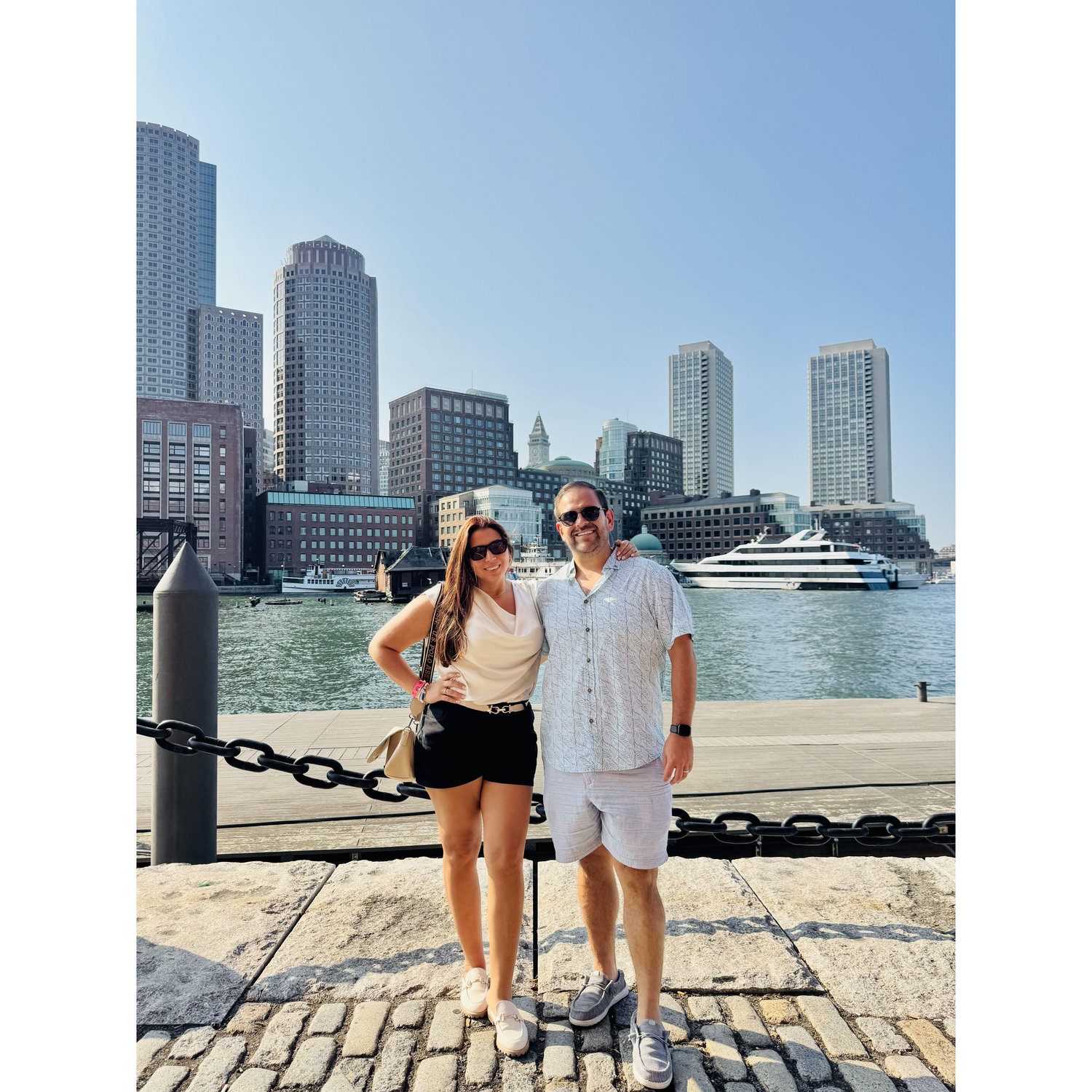 ✨ A perfect day in Boston Harbor, where city skylines and ocean breezes remind us how lucky we are to share this journey together. ✨