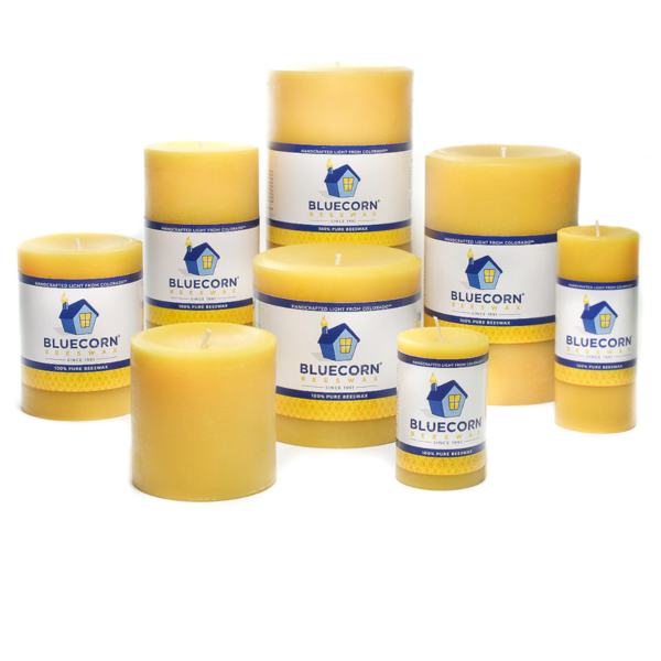 Pure Beeswax Pillars
