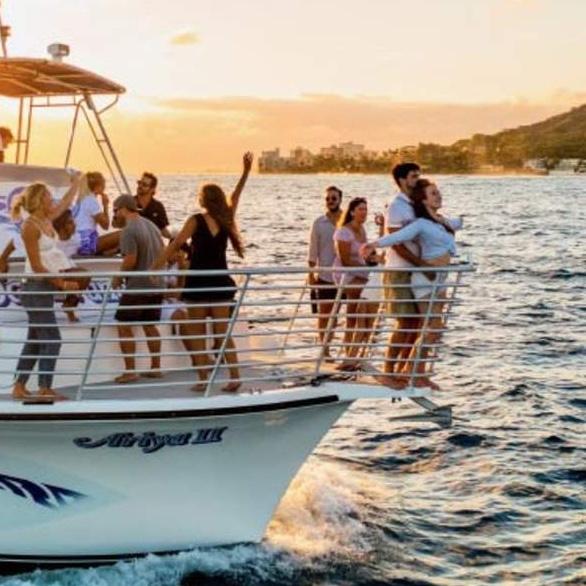 Sunset Cruise at Honeymoon