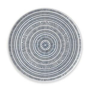 ED Ellen DeGeneres Crafted by Royal Doulton® Dark Blue Chevron 12.5-Inch Round Platter