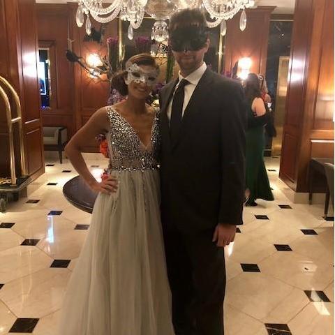 Our first photo together.. before our relationship was 'unmasked'! Halloween, 2018