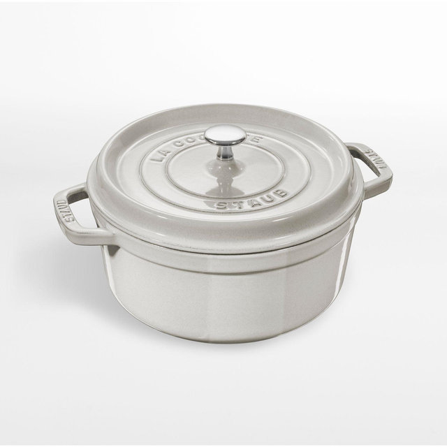 Staub ® 2.75-Qt. White Truffle Round Dutch Oven