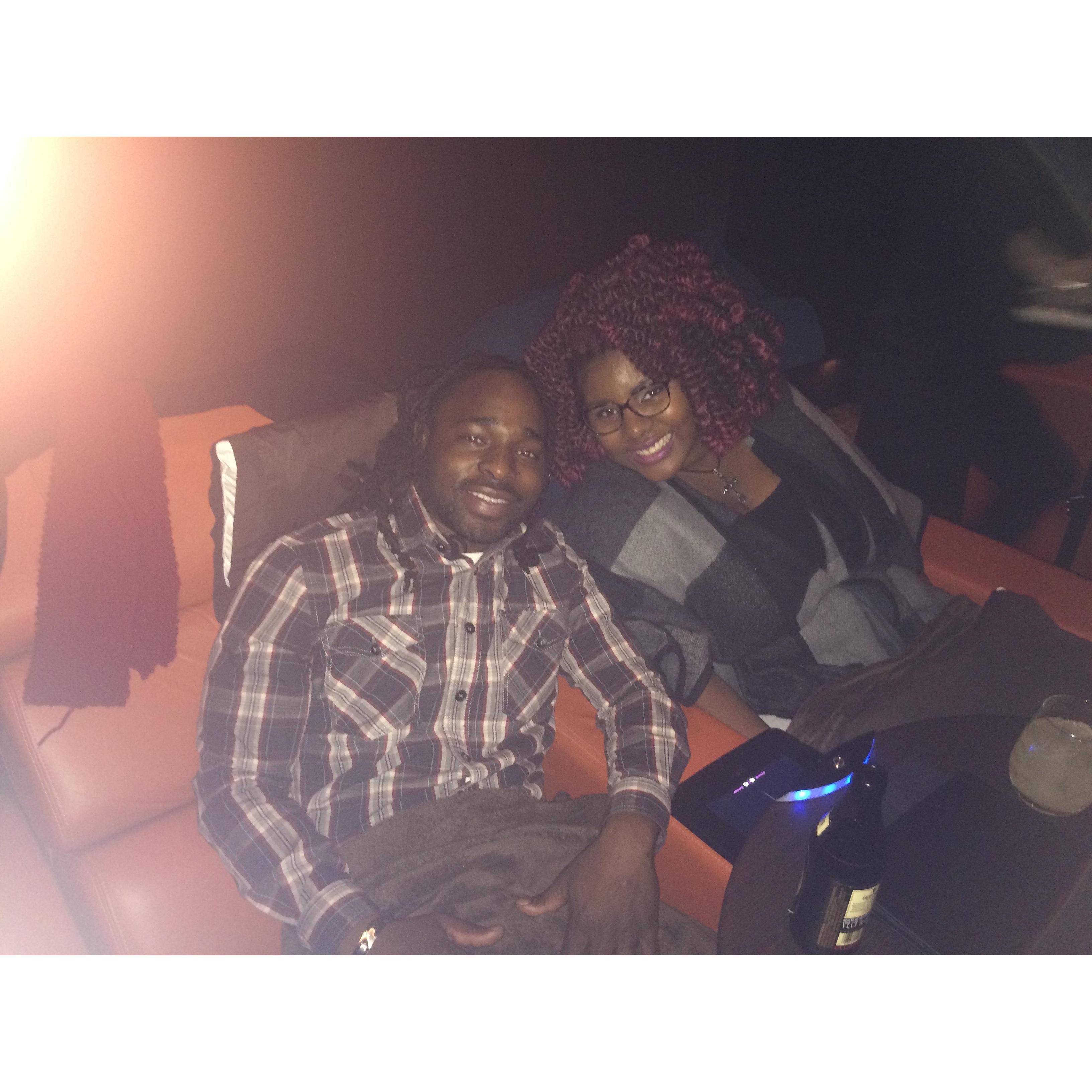 Our 1st date at iPic