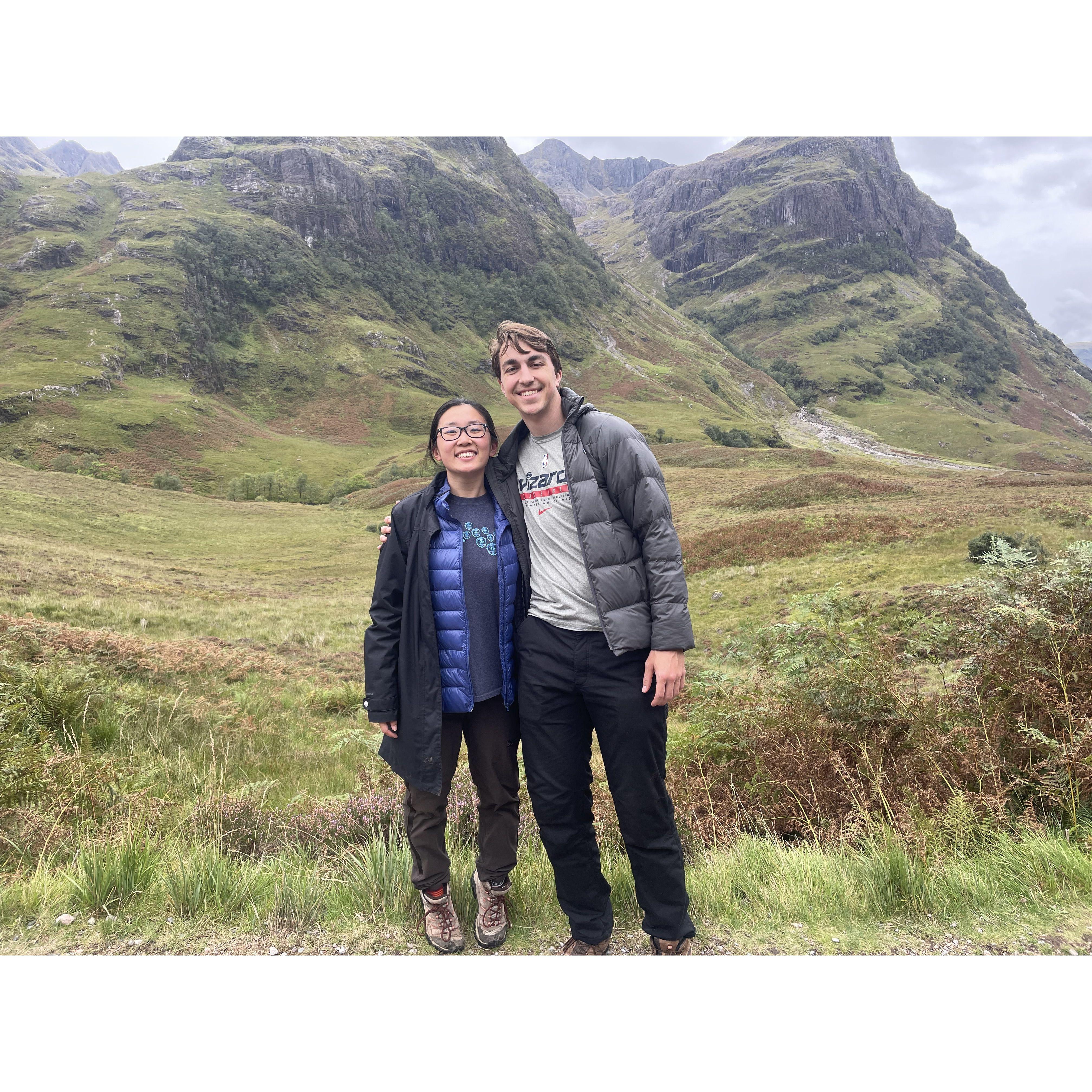 Spencer learned how to drive on the left side of the road in Scotland. It was a trip full of lochs, hikes, and sticky toffee pudding.