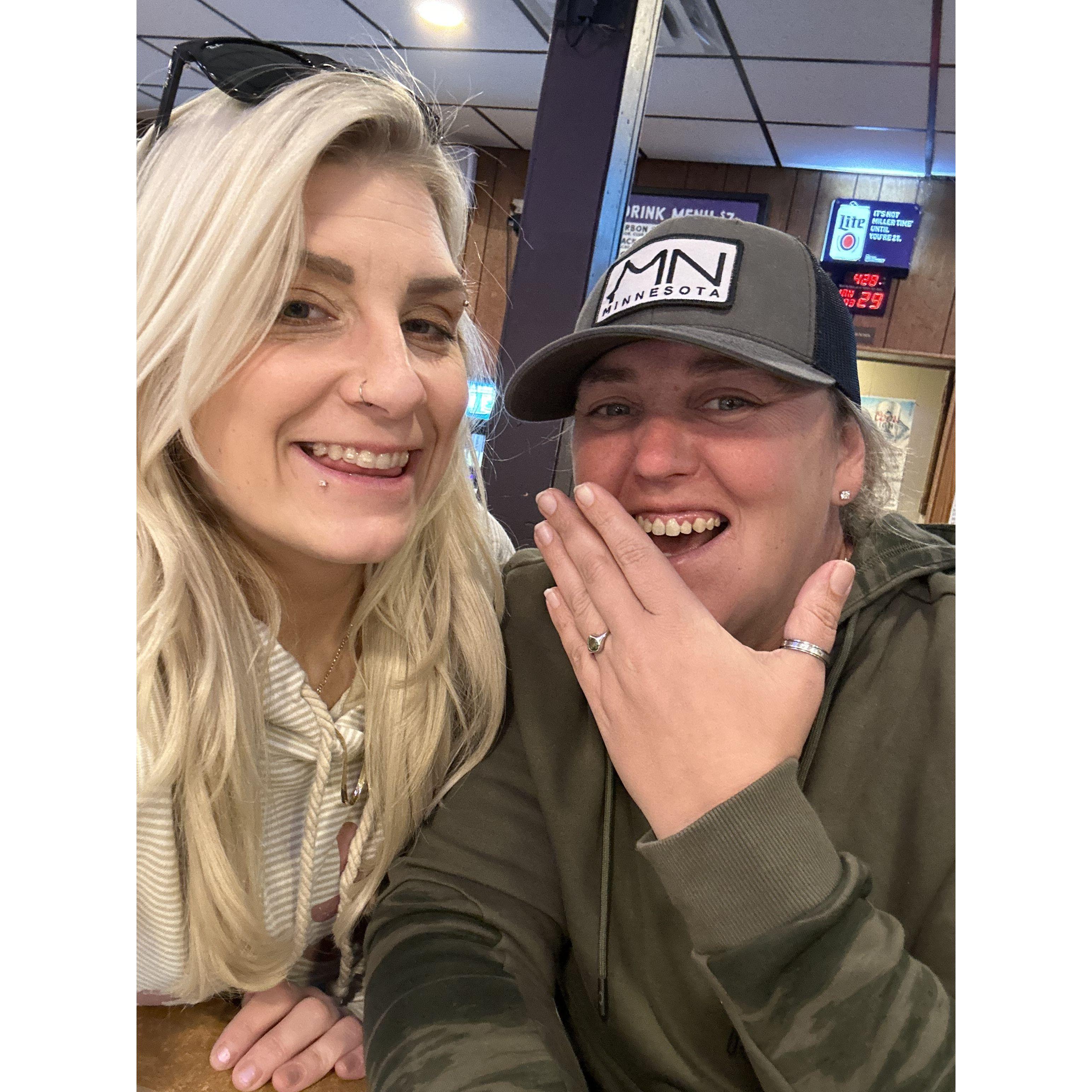 Lisa said yes!