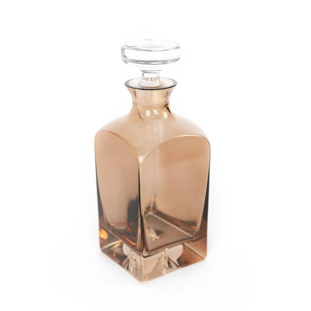 Estelle Colored Decante, Glass, Amber