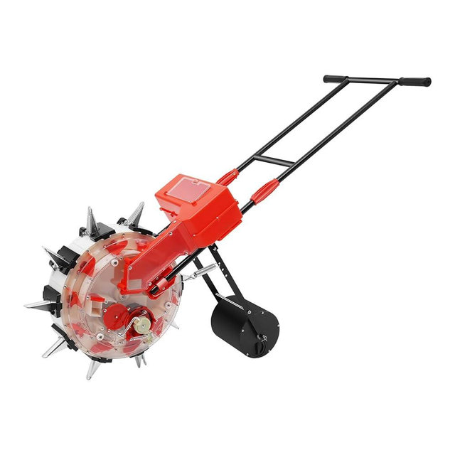 LXYIUTRW Bepritm Manual Seeder Hand-Push Garden Seeder Roller Seeding, Walk-Behind Row Planter Corn Planter Seeder for Soy Peanut Corn Cotton Soybean (10 Nozzles)