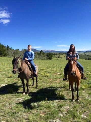 Horseback riding in Colorado