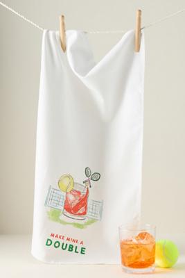 Illustrated Sporty Dish Towel