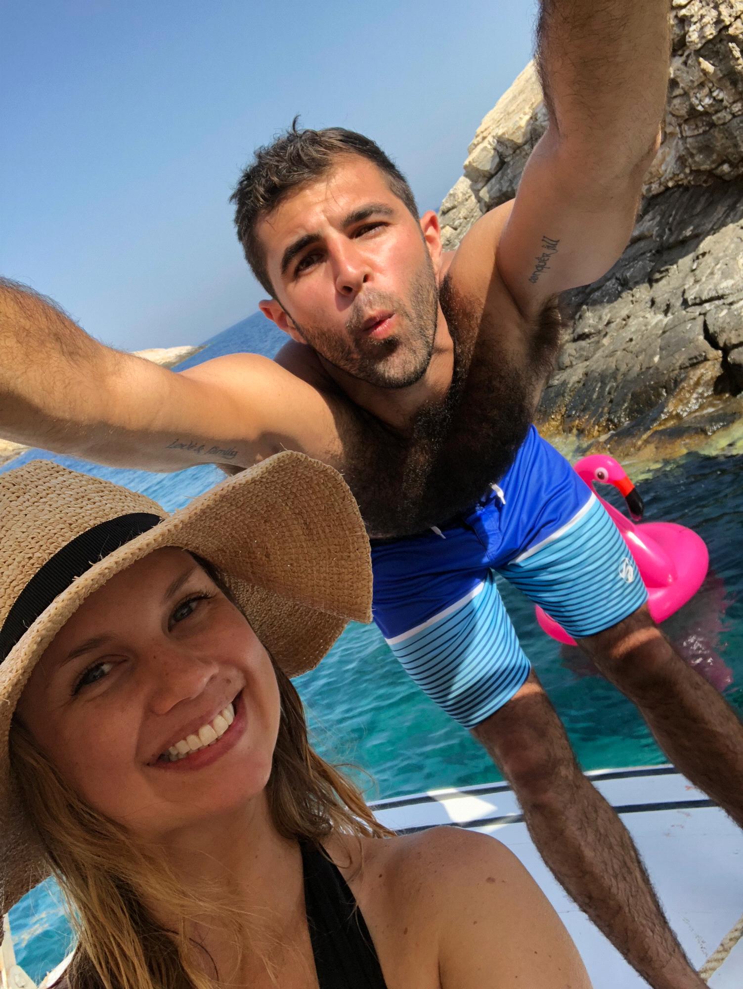 Boat tour around the island of Paros