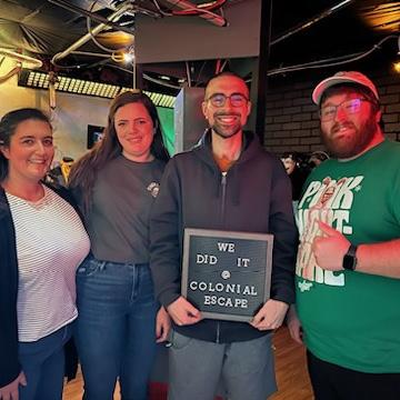 Escape room with friends