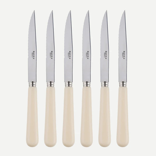 Sabre, Ivory - Set of 6 steak knives