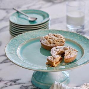 Old Havana Cake Stand Aqua
