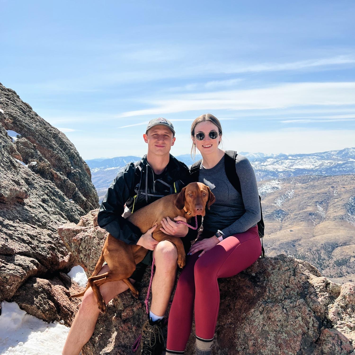 Our first year of dating was long distance with Carson working in Laramie, WY and Megan finishing college in Madison