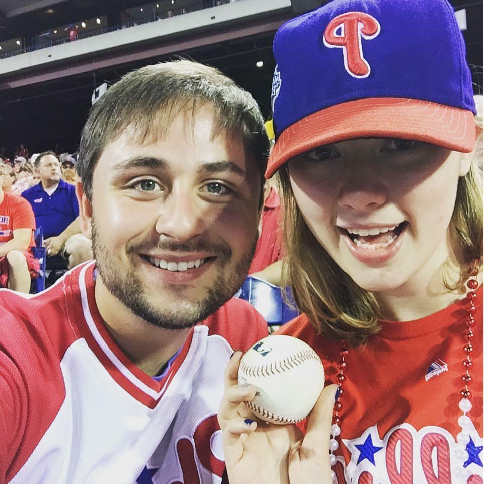 Matt, "I am going to catch a fly ball for you".
