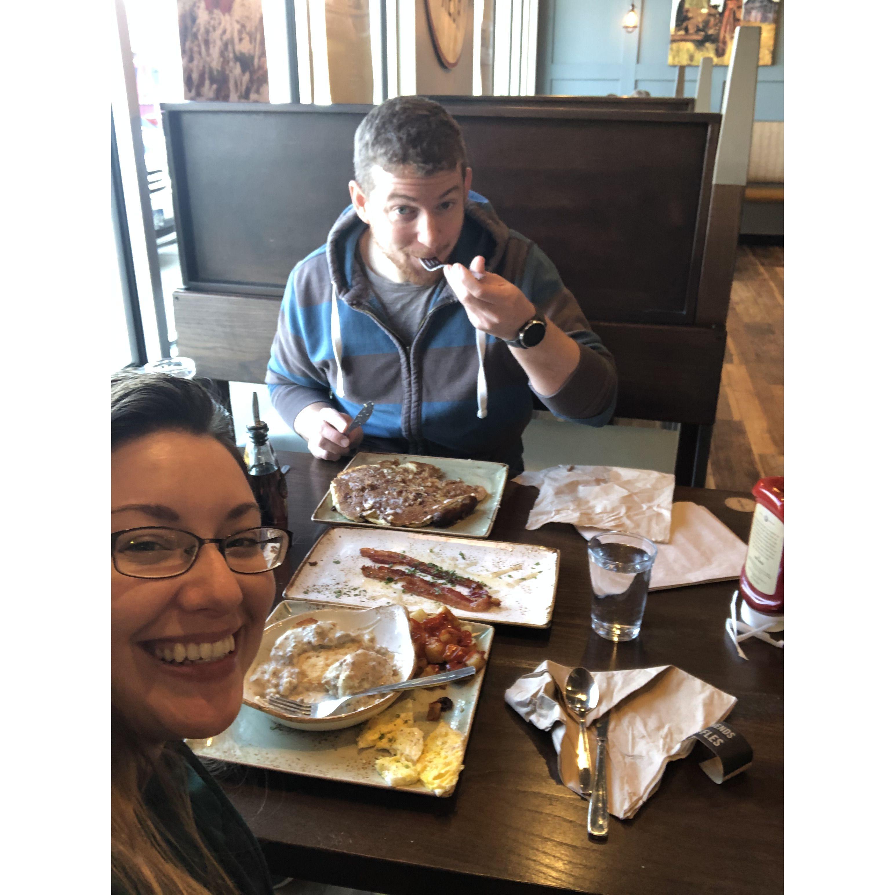 Joey got a job and moved to Denver in spring of 2021