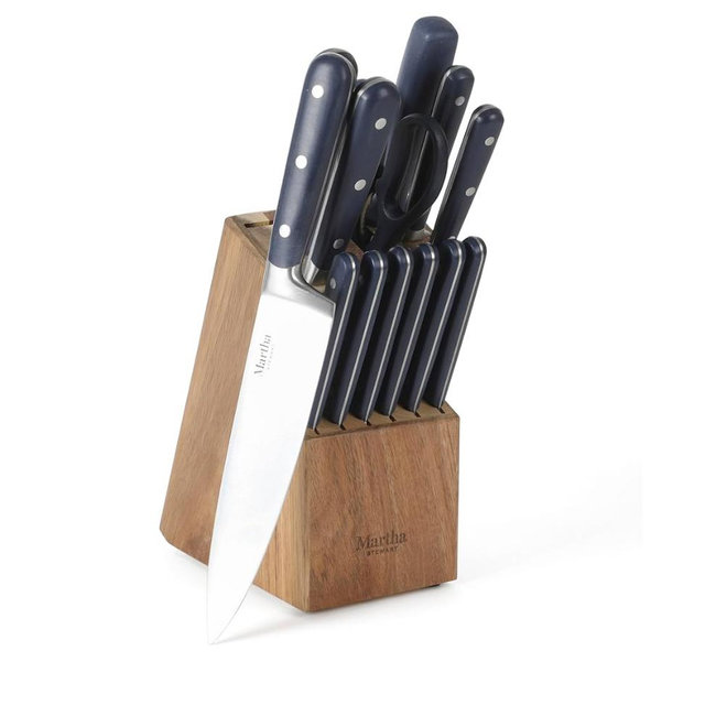 Knives & Wood Block
