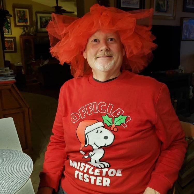 The sweatshirt says it all...