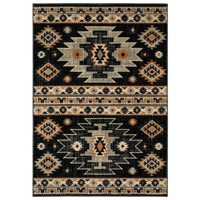 Zadora Multi 9 ft. x 12 ft. Medallion Area Rug