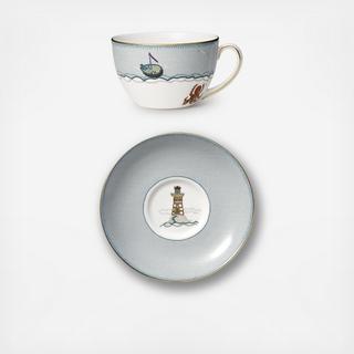 Sailors Farewell Breakfast Cup & Saucer Set