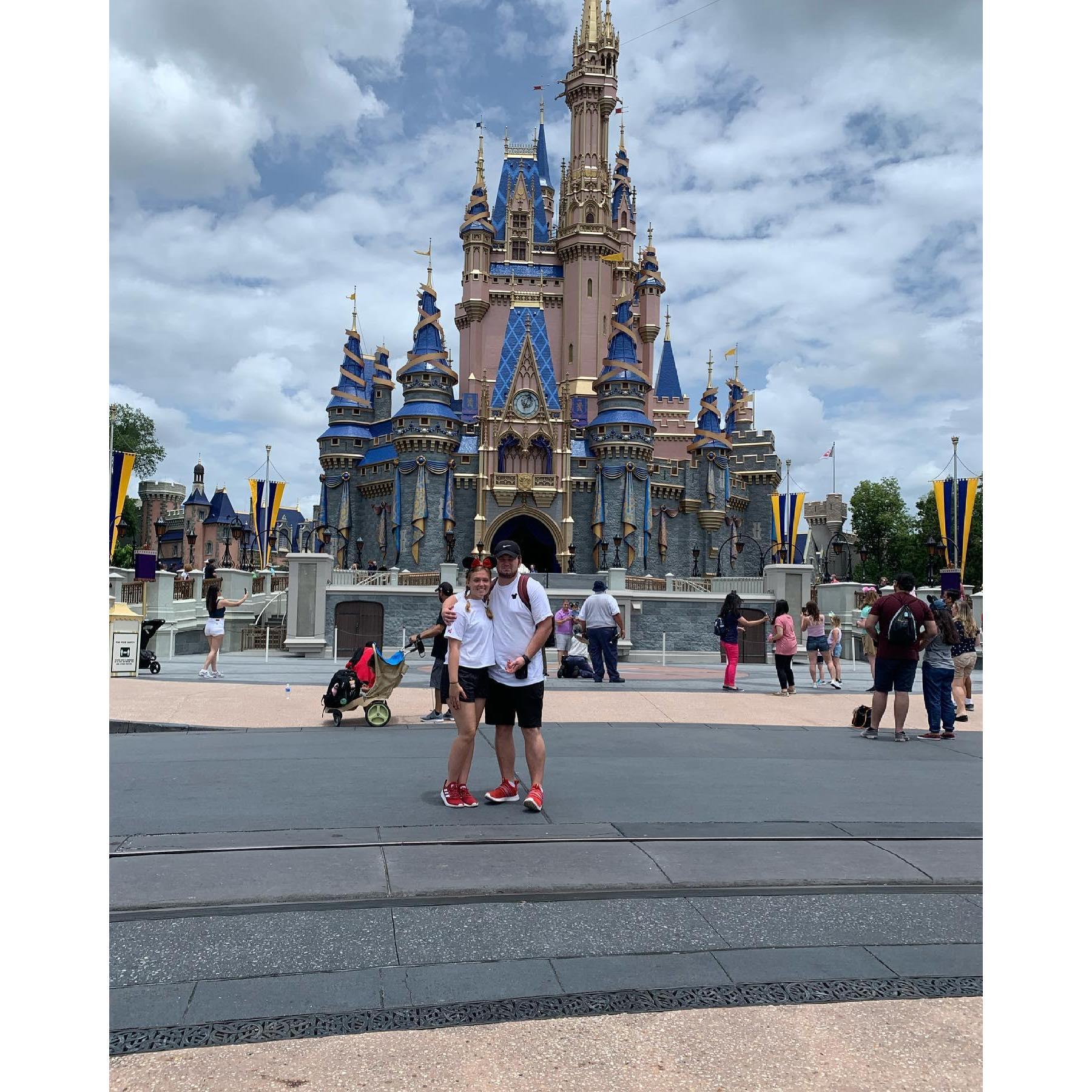 Our favorite trip was to Disney in May 2021!