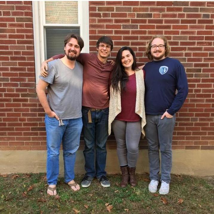 Hanging out at Kelsey's house before Tyler and his team left for Thailand.