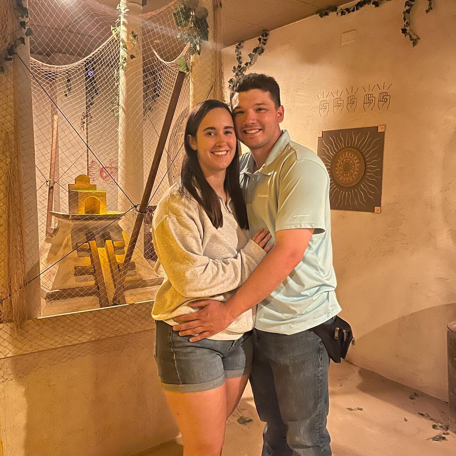 We almost beat this escape room!