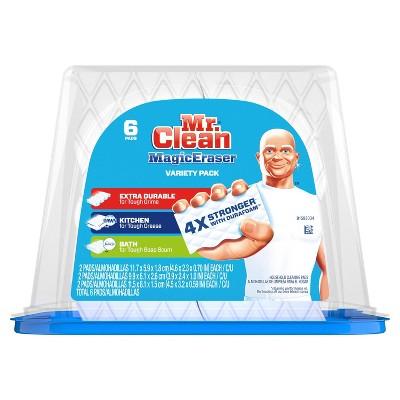 Mr. Clean Variety Pack Assortment Magic Eraser Cleaning Pads 6 ct