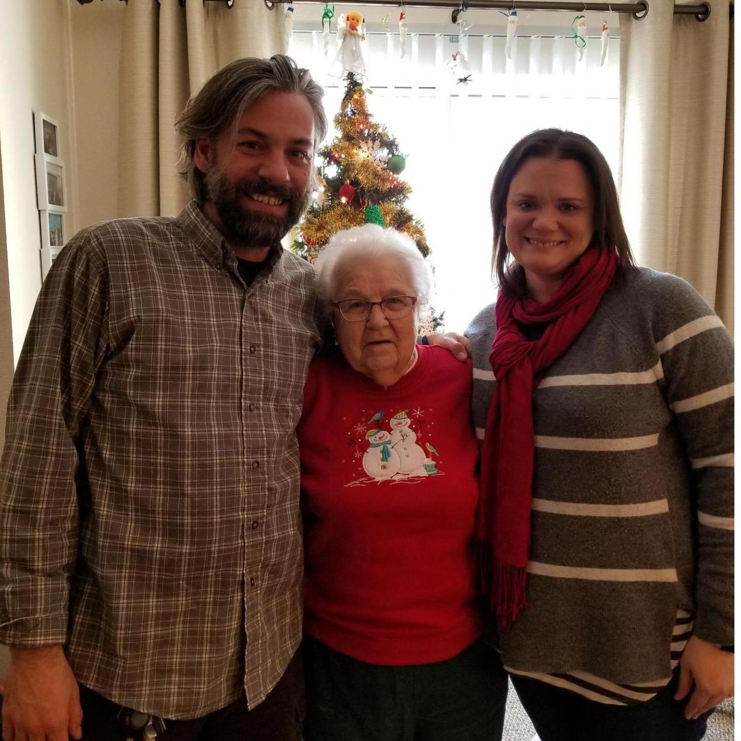 Brian and Ida with Grandma Wilson | December 2017