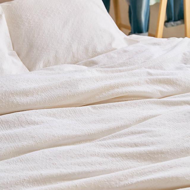 Eyelet Stripe Duvet Cover