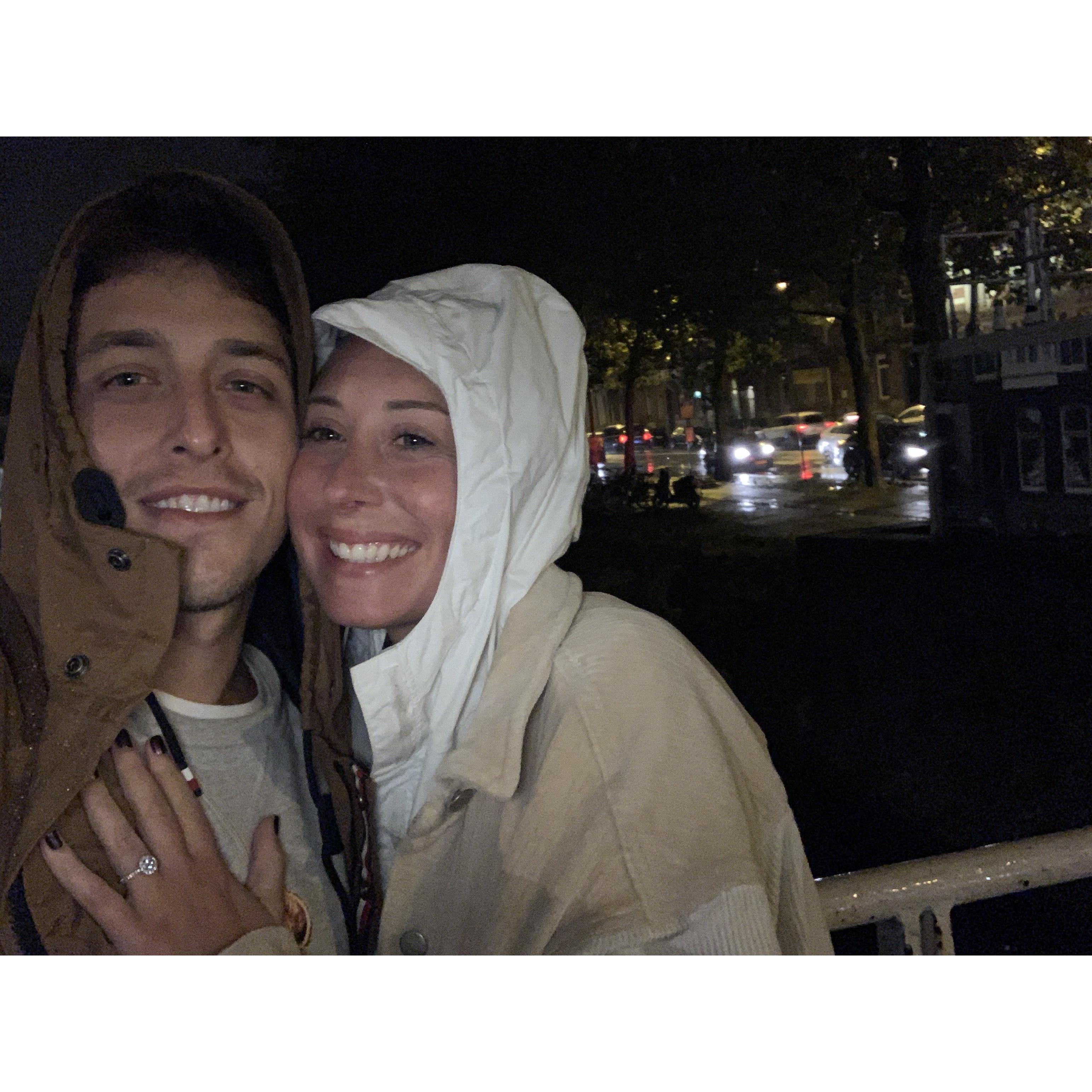 Engaged in Amsterdam! Oct 12, 2019