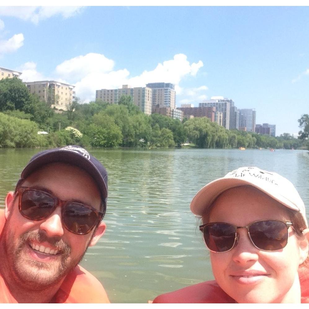 Peddle-boating around Milwaukee