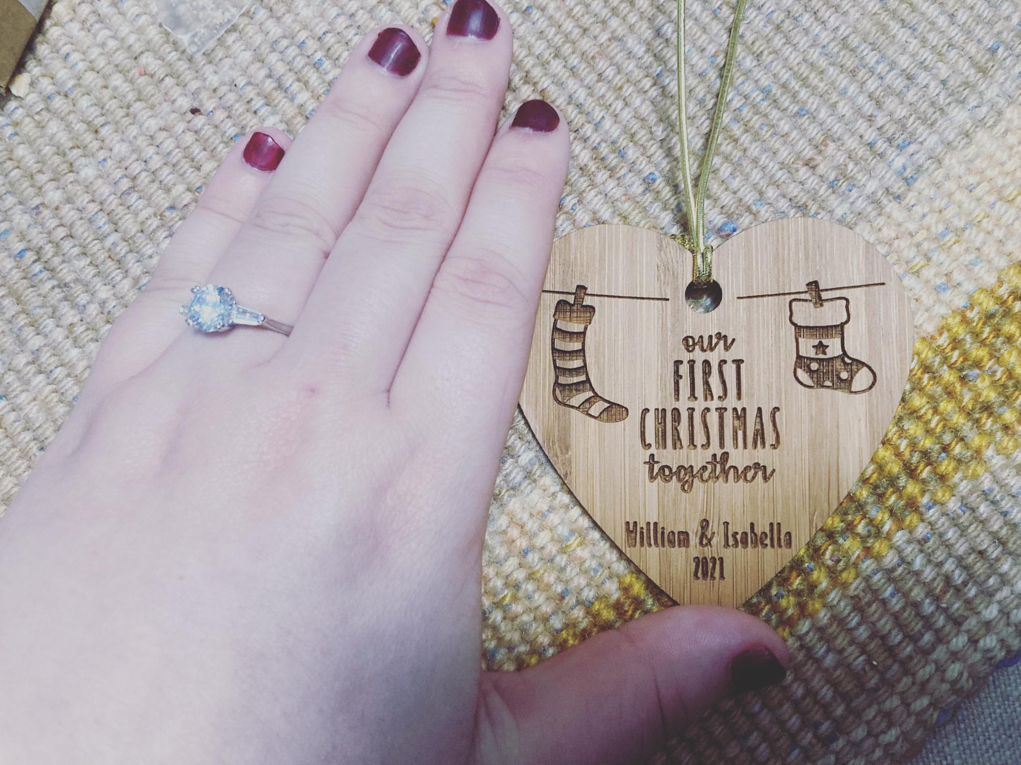 I said "I Do" on the night of Christmas!