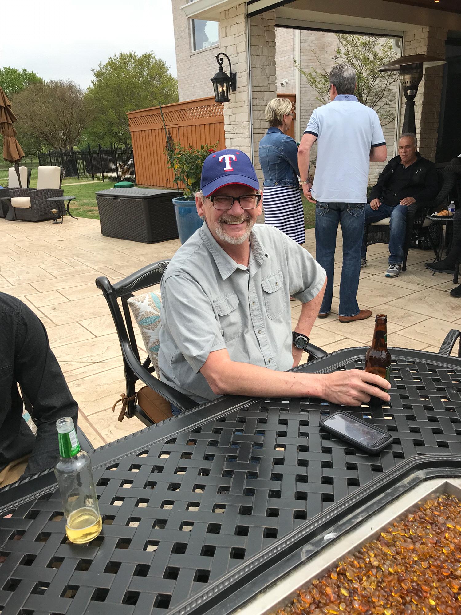 Hanging with my family for a get together 2018