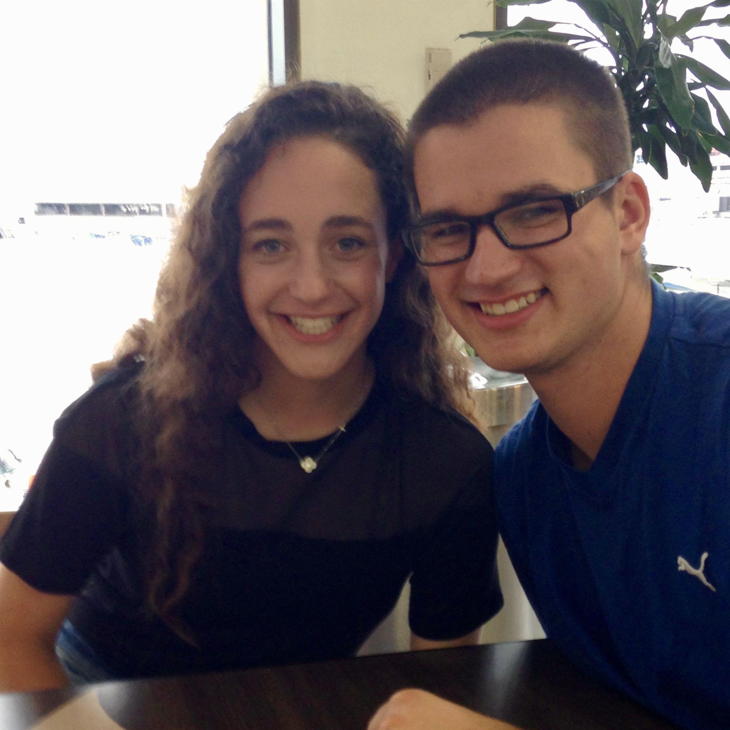 Taken at the Boston airport before Carsten flew to Dublin, Ireland to start medical school