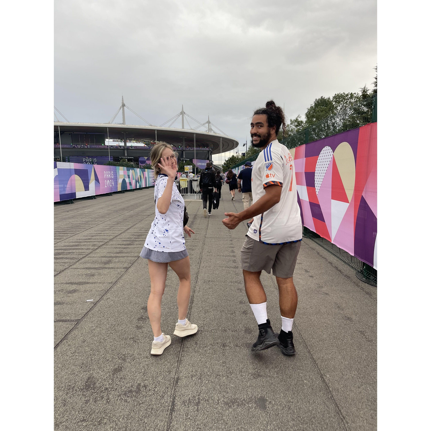 Heading to our first Olympic event - rugby sevens!